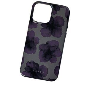 Burga Charmed - iPhone 13 Pro Case | NWOT | Purple Floral Goth Flowers